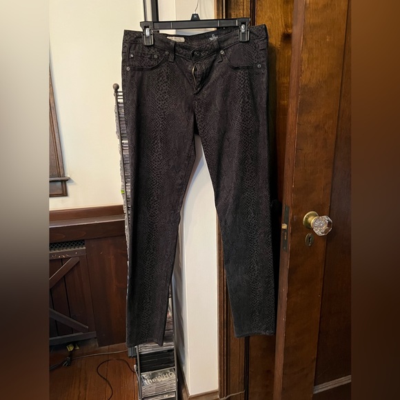 Adriano Goldschmied “The Legging” Snakeskin pattern Size 30R - Picture 3 of 8